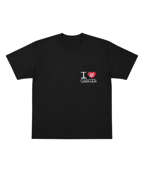 I <3 Gangin Pocket Tee